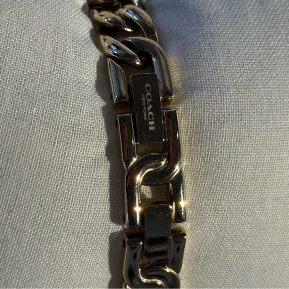 Coach Gold Rectangular Face Watch - Picture 3 of 7